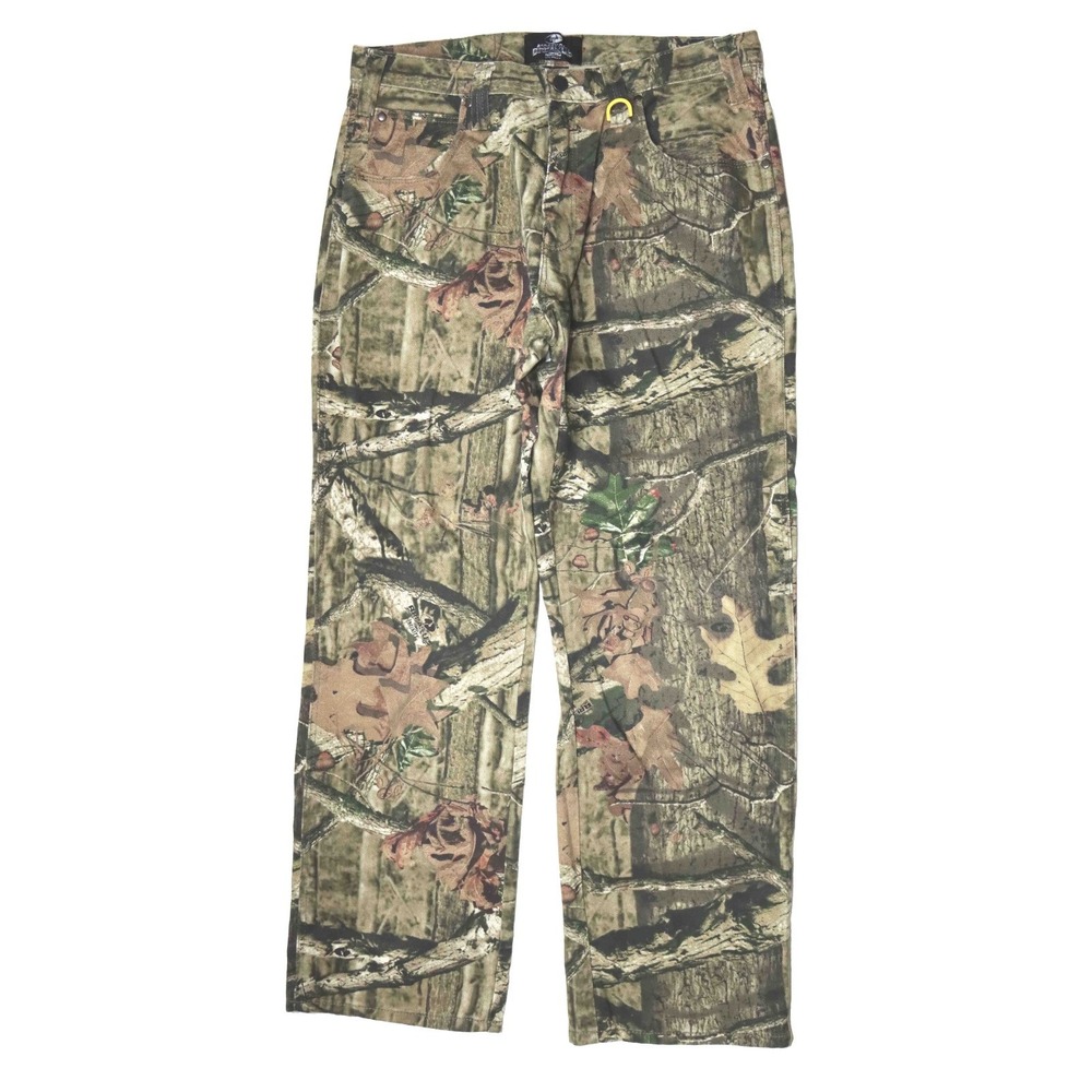 MOSSY OAK Break Up Infinity CAMO Hunting‎ 100% Cotton Pants Jeans Mens 34 x 31